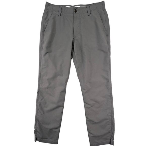 Under Armour Match Play Golf Chino Pants Mens 34 32 Loose Gray Athleisure - Picture 1 of 10